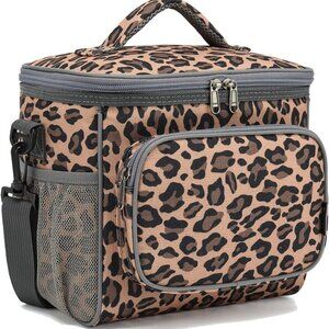 Insulated Reusable Lunch Bag Adult Large Lunch Box for Women and Men with Adjust